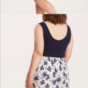 Torrid Navy Floral Tank Dress!